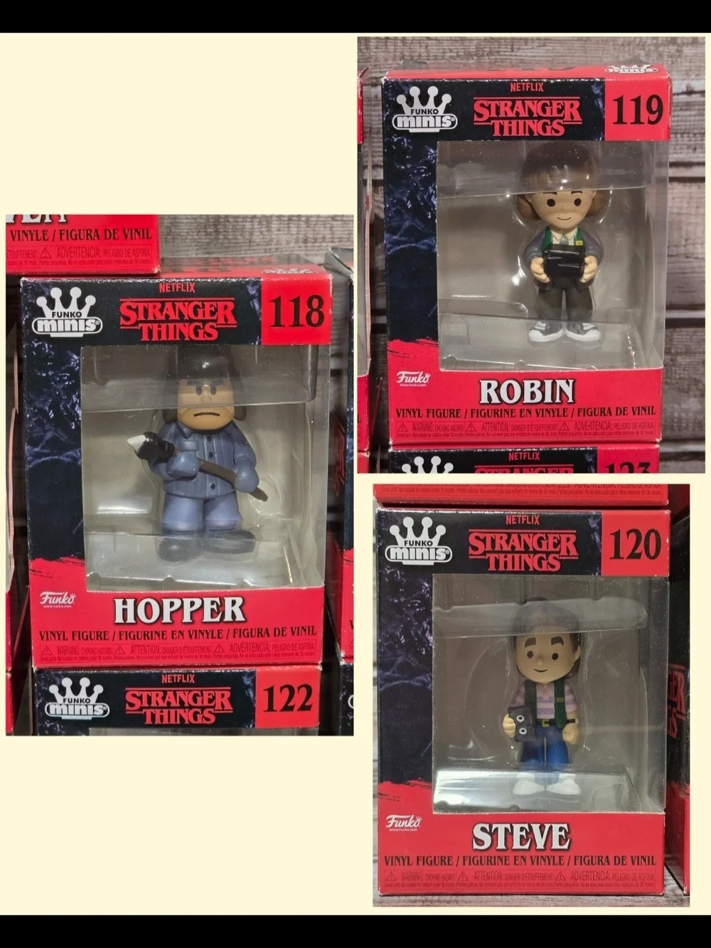 Complete Set of Stranger Things Mini Funko Figures